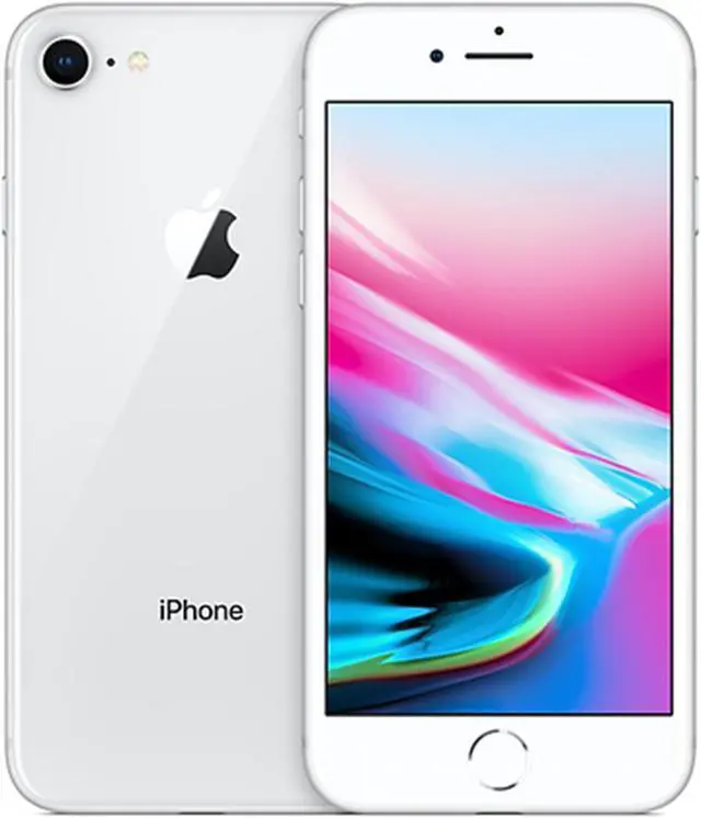 Alt view image 7 of 9 - Apple iPhone 8 64GB 4G LTE Unlocked Cell Phone 4.7" 2GB RAM - Silver