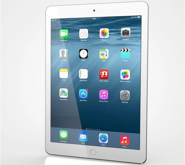 Alt view image 3 of 13 - Apple iPad Air MD789LL/A 32GB, Wi-Fi, White with Silver