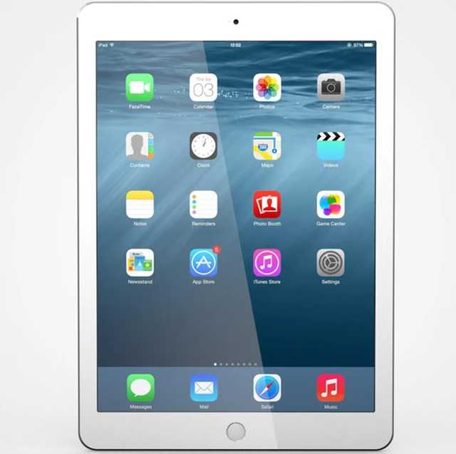Alt view image 2 of 13 - Apple iPad Air MD789LL/A 32GB, Wi-Fi, White with Silver