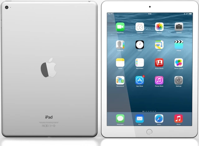Alt view image 7 of 13 - Apple iPad Air MD789LL/A 32GB, Wi-Fi, White with Silver