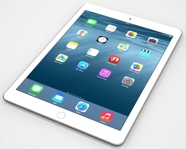 Alt view image 4 of 13 - Apple iPad Air MD789LL/A 32GB, Wi-Fi, White with Silver