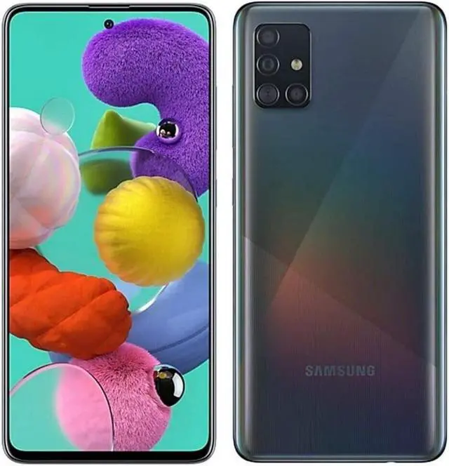 Alt view image 6 of 9 - Samsung Galaxy A51 (2019) | Verizon | Prism Crush Black | 128 GB