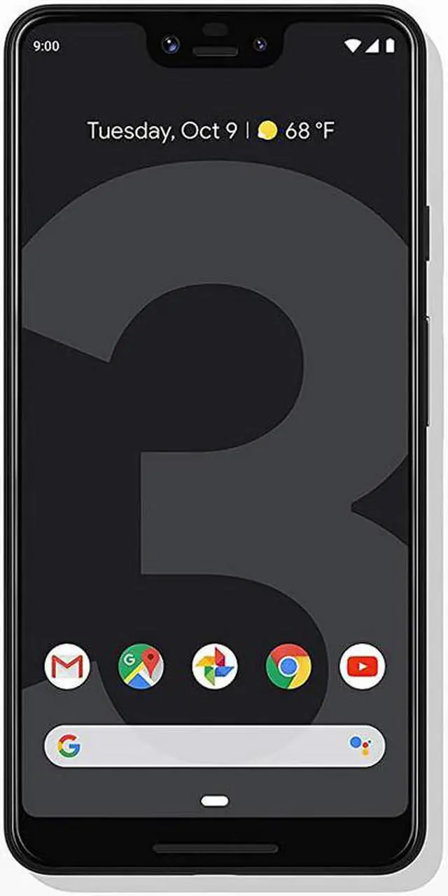 Alt view image 7 of 10 - Google Pixel 3 XL 128GB Unlocked GSM & CDMA 4G LTE Android Phone w/ 12.2MP Rear & Dual 8MP Front Camera - Just Black