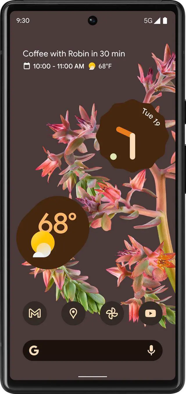 Alt view image 2 of 10 - Google Pixel 6 | Unlocked | Stormy Black | 128 GB