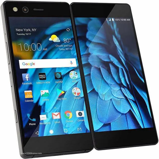 Alt view image 9 of 11 - ZTE Axon M Z999 64GB Unlocked AT&T Dual-Screen Phone w/ 20MP Camera - Black