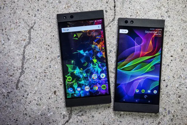 Alt view image 7 of 8 - Razer Phone - Unlocked, 120 Hz Ultra Motion Display, Dual Camera, Dual Front-Facing Speakers, Gaming Phone (5.7" Black, 64GB, 8GB RAM)