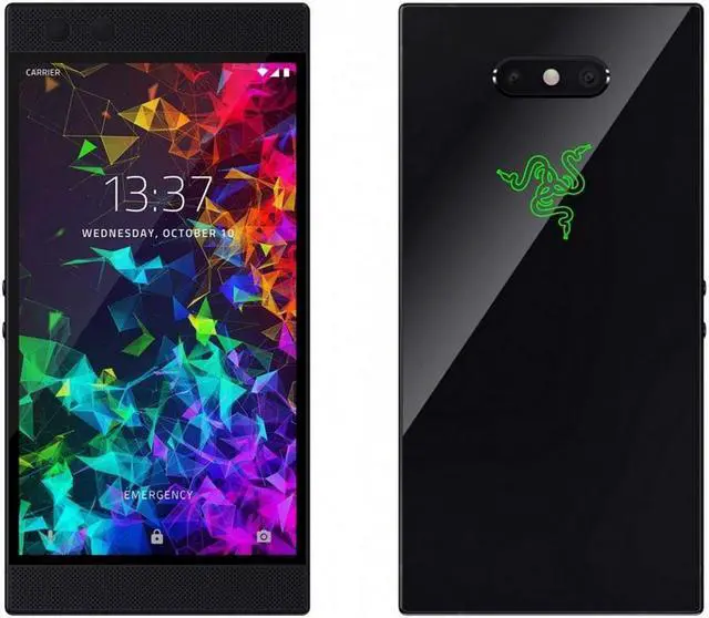 Alt view image 5 of 8 - Razer Phone - Unlocked, 120 Hz Ultra Motion Display, Dual Camera, Dual Front-Facing Speakers, Gaming Phone (5.7" Black, 64GB, 8GB RAM)