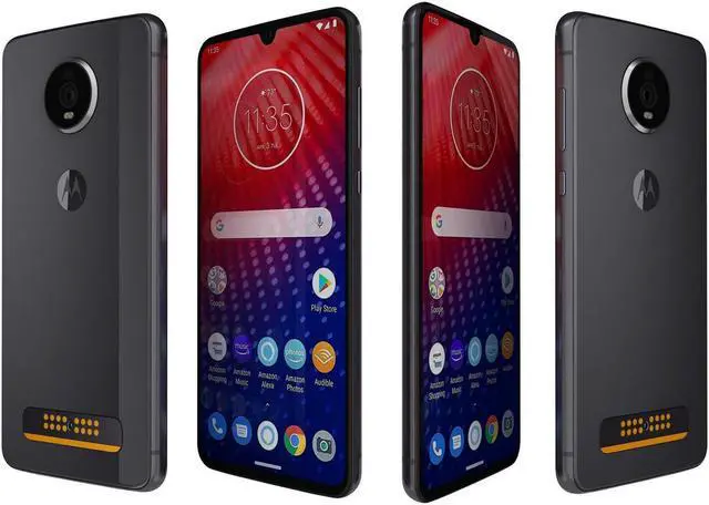 Alt view image 2 of 3 - Motorola MOTO Z4 | Verizon | Flash Grey | 128 GB