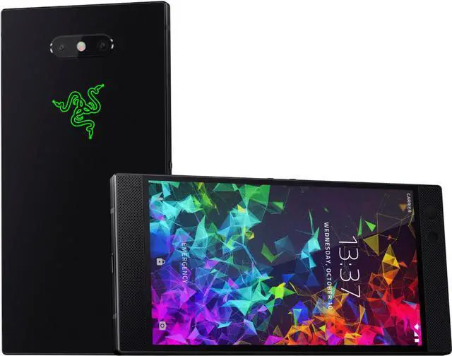 Alt view image 6 of 8 - Razer Phone - Unlocked, 120 Hz Ultra Motion Display, Dual Camera, Dual Front-Facing Speakers, Gaming Phone (5.7" Black, 64GB, 8GB RAM)