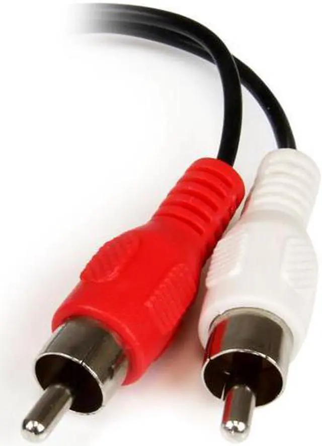 Alt view image 2 of 3 - 6in Stereo Audio Cable - 3.5mm Female to 2x RCA Male