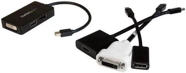 Alt view image 2 of 4 - 3-in-1 Mini DisplayPort to DisplayPort DVI or HDMI converter