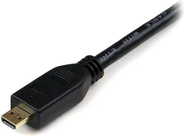 Alt view image 3 of 5 - 6 ft High Speed HDMI Cable with Ethernet - HDMI to HDMI Micro - M/M