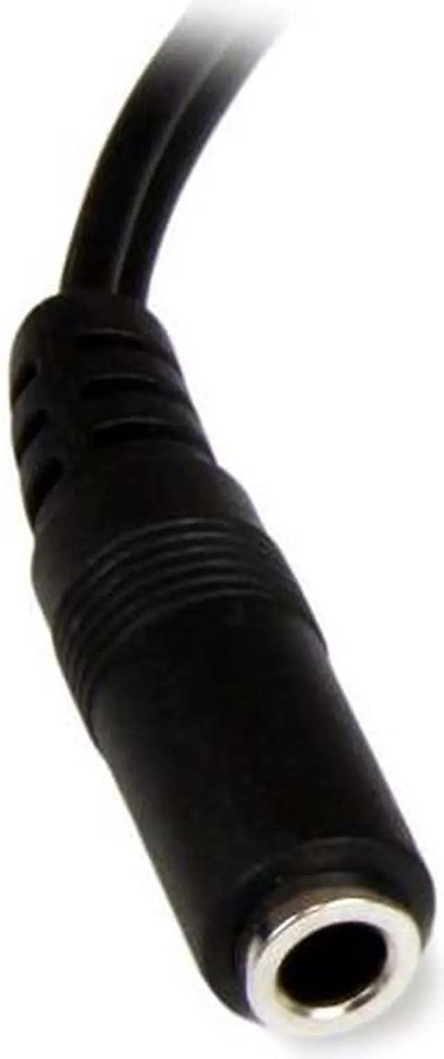 Alt view image 3 of 3 - 6in Stereo Audio Cable - 3.5mm Female to 2x RCA Male