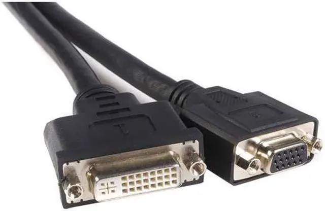 Alt view image 2 of 3 - 8in LFH 59 Male to Female DVI I VGA DMS 59 Cable