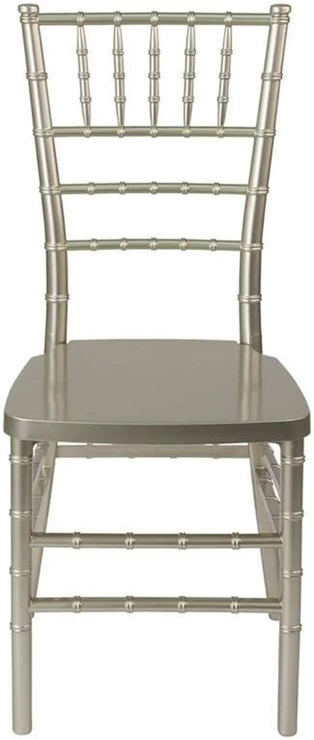 Alt view image 12 of 20 - HERCULES PREMIUM Series Champagne Resin Stacking Chiavari Chair