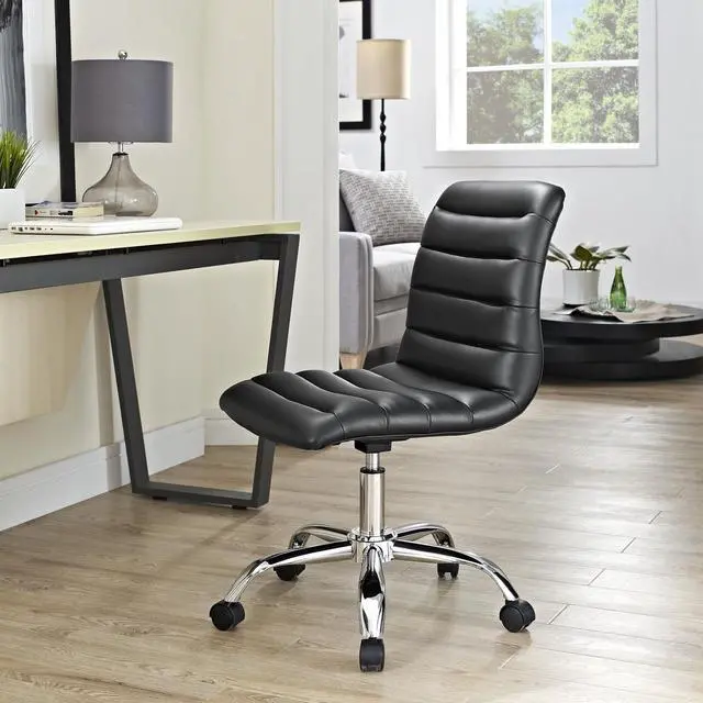 Alt view image 11 of 19 - Ripple Mid Back Office Chair in Black