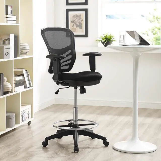 Alt view image 5 of 13 - Articulate Drafting Chair WL-02438-MW