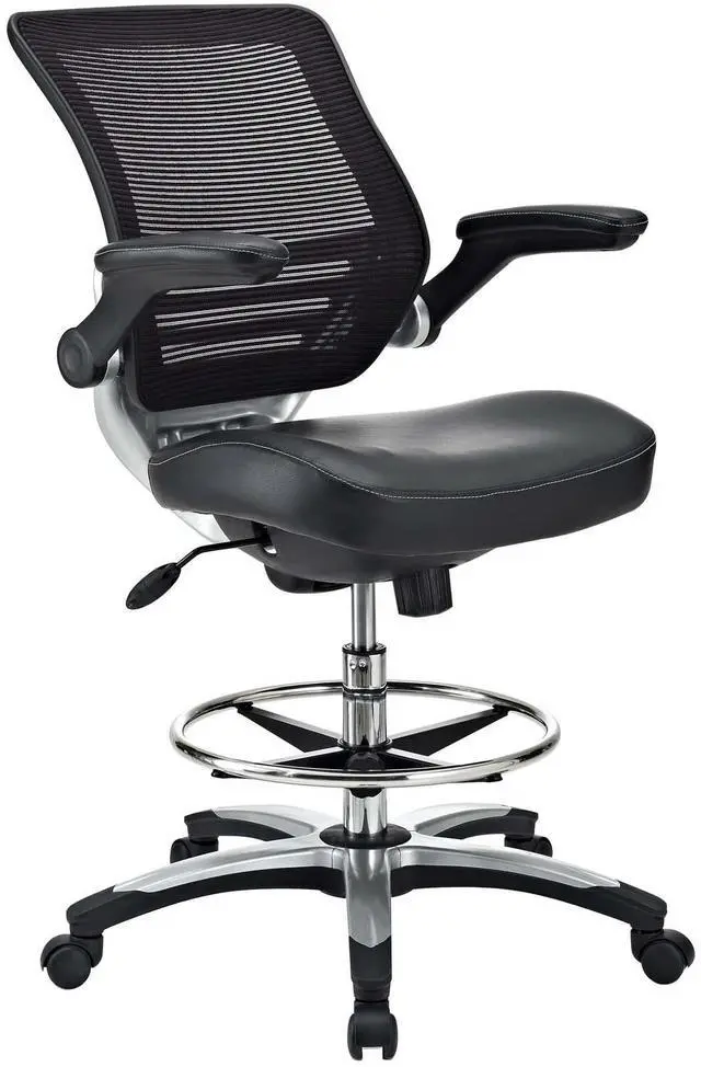 Alt view image 9 of 20 - Edge Drafting Chair in Black