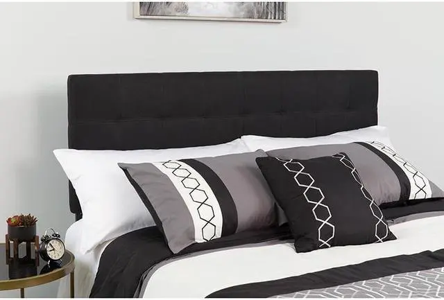 Alt view image 6 of 20 - Flash Furniture Bedford Tufted Upholstered Twin Size Headboard in Black Fabric