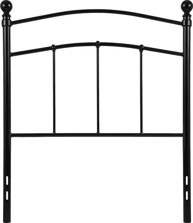 Alt view image 6 of 20 - Flash Furniture Woodstock Decorative Metal Twin Size Headboard