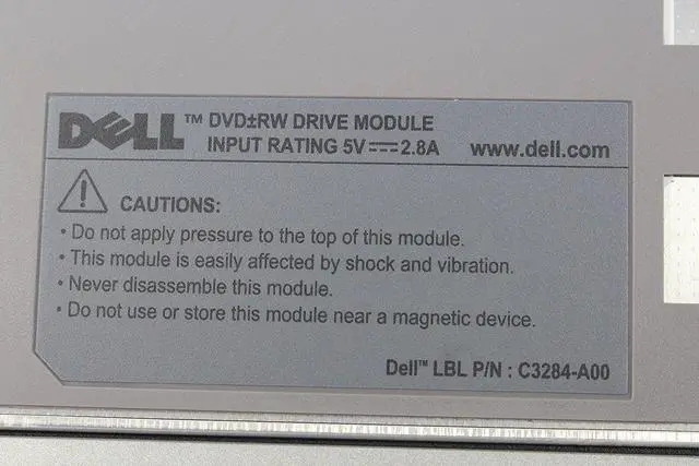 Alt view image 3 of 6 - 5V-2.8A DModule DVD±RW Combo Drive For Dell Latitude D830 C3284-A00 XK907 0XK907