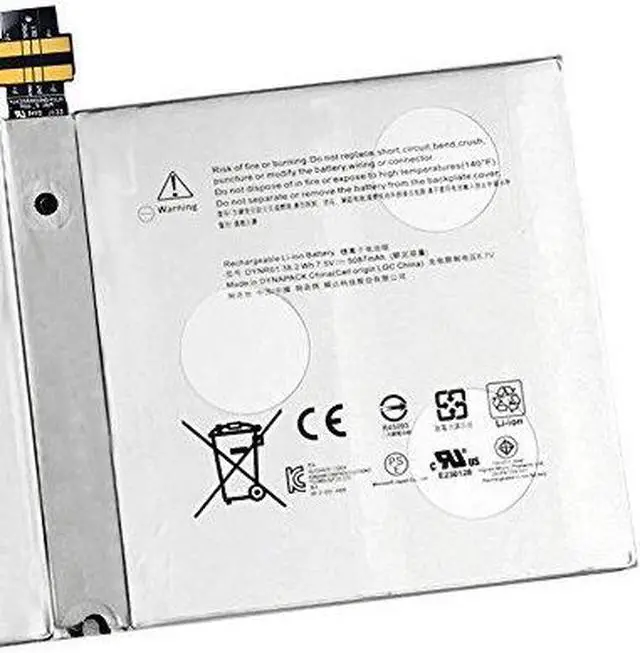 Alt view image 4 of 5 - G3HTA027H Tablet Battery Replacement For Microsoft Surface Pro 4 PRO 4 1724 Series DYNR01 7.5V 38.2WH 5087MAH