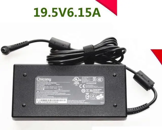 Alt view image 2 of 2 - Original OEM Chicony 120W Slim AC/DC Adapter for MSI GE72 6QE(Apache Pro)-250AU