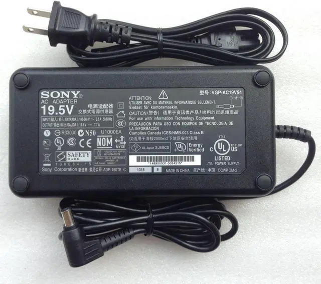 Main image of Original OEM 150W AC Adapter for Sony VAIO PCG-21514L,VGP-AC19V54 All-in-one PC
