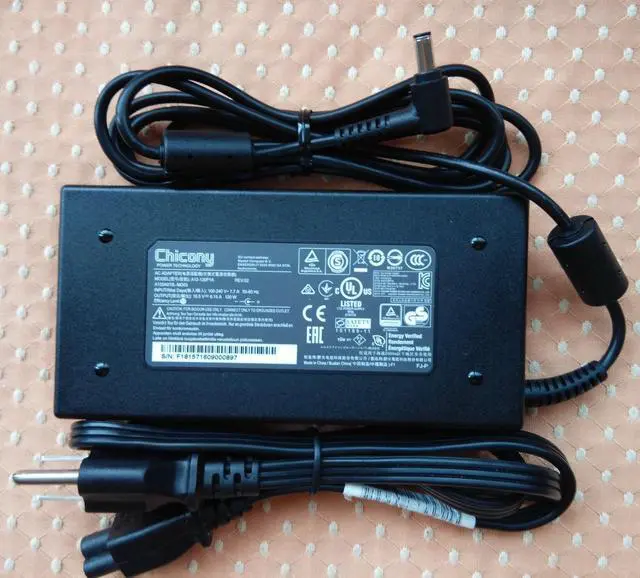 Main image of Original OEM Chicony 120W 19.5V 6.15A AC Adapter for Clevo N850HK1 Notebook