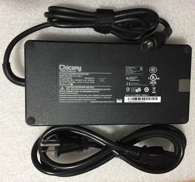 Main image of Original OEM Chicony 330W 19.5V AC Adapter for Clevo P870DM3-G Gaming Laptop