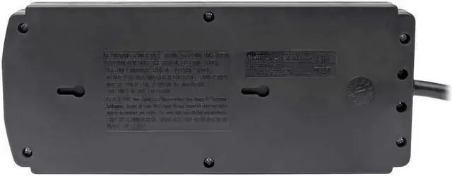 Alt view image 12 of 20 - TRIPP LITE TLP88USBB 8.0 Feet 8 Outlets 1200 Joules Surge Protector