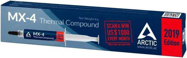 Alt view image 2 of 3 - ARCTIC MX-4 (8 Grams) (Current Edition) - Thermal Compound Paste, Carbon Based High Performance, Heatsink Paste, Thermal Compound CPU for All Coolers, Thermal Interface Material