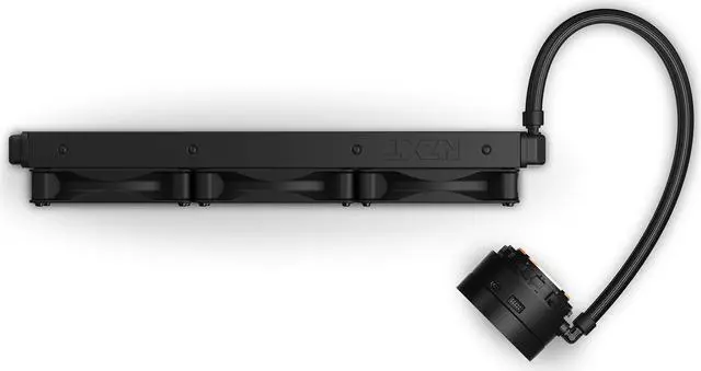 Alt view image 4 of 6 - NZXT Kraken X73 360mm - RL-KRX73-01 - AIO RGB CPU Liquid Cooler - Rotating Infinity Mirror Design - Improved Pump - Powered by CAM V4 - RGB Connector - AER P 120mm Radiator Fans (3 Included)