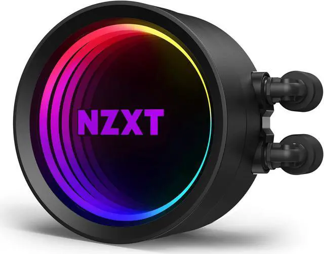 Alt view image 5 of 6 - NZXT Kraken X73 360mm - RL-KRX73-01 - AIO RGB CPU Liquid Cooler - Rotating Infinity Mirror Design - Improved Pump - Powered by CAM V4 - RGB Connector - AER P 120mm Radiator Fans (3 Included)