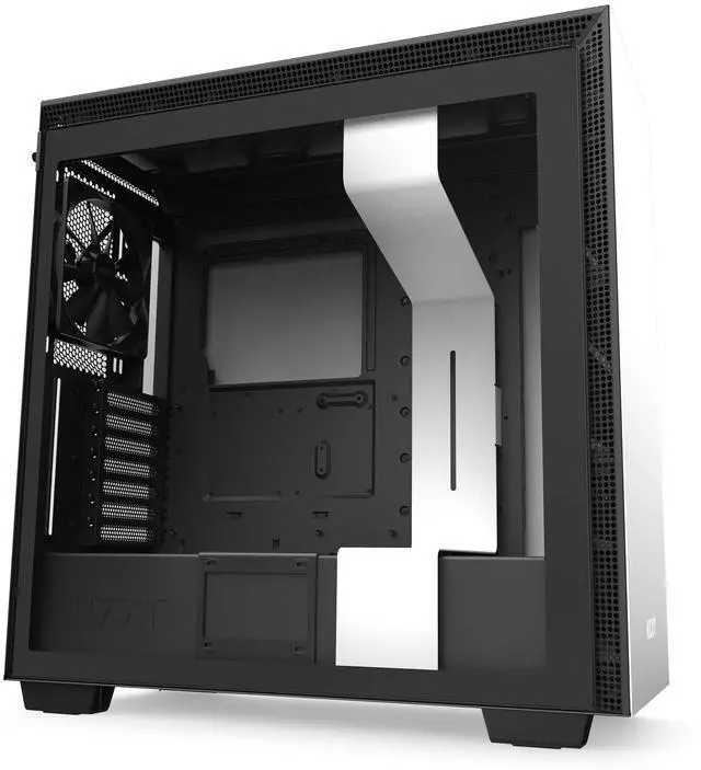 Main image of NZXT H710 - CA-H710B-W1 - ATX Mid Tower PC Gaming Case - Front I/O USB Type-C Port - Quick-Release Tempered Glass Side Panel - Cable Management System - Water-Cooling Ready - White/Black