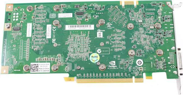 Alt view image 4 of 6 - Genuine Dell X9YDW T939K NVIDIA Quadro FX 3800 1 GB GDDR3 PCI-E PCI-Express 2.0 x16 DVI Dual DisplayPort Full Height Graphics Video Card Compatible Part Numbers: X9YDW T939K