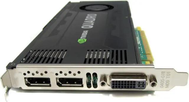Alt view image 2 of 3 - Nvidia Quadro K4000 3GB GDDR5 PCIe 2.0 x16 Dual DisplayPort DVI-I Graphics Card Dell CN3GX