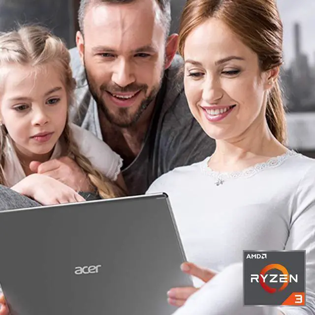 Alt view image 8 of 19 - Acer Aspire 5 A515-43-R19L 15.6" Notebook - 1920 x 1080 - Ryzen 3 3200U - 4 GB RAM - 128 GB SSD - Pure Silver