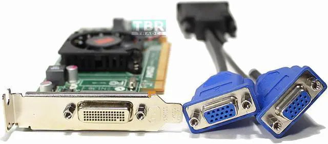 Alt view image 4 of 4 - Dell HD 6350 AMD Radeon Graphics Card With Low Profile Bracket and DMS-59 Port