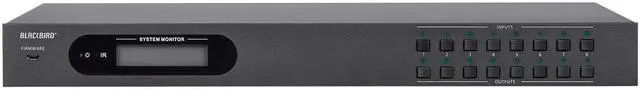Alt view image 12 of 20 - Monoprice Blackbird 4K 8x8 HDMI Matrix Switch with HDMI 2.0, Supports HDR, 18Gbps, 4K@60Hz YCbCr 4:4:4, 8 S/PDIF Outputs, HDCP 2.2