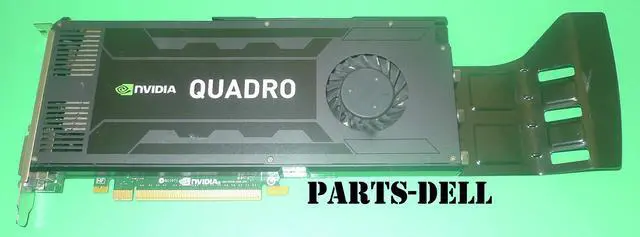 Main image of GENUINE DELL Dell NVIDIA Quadro K4000 Video Graphics Card D5R4G 3GB