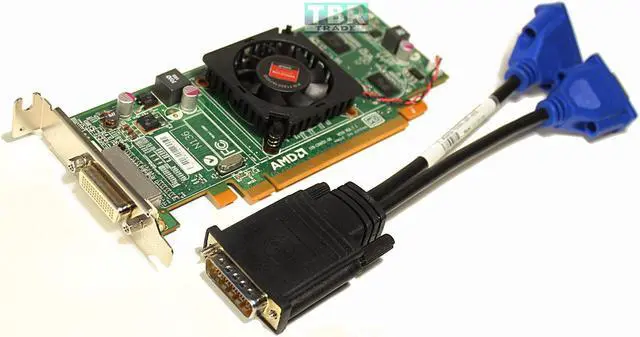 Alt view image 2 of 4 - Dell HD 6350 AMD Radeon Graphics Card With Low Profile Bracket and DMS-59 Port