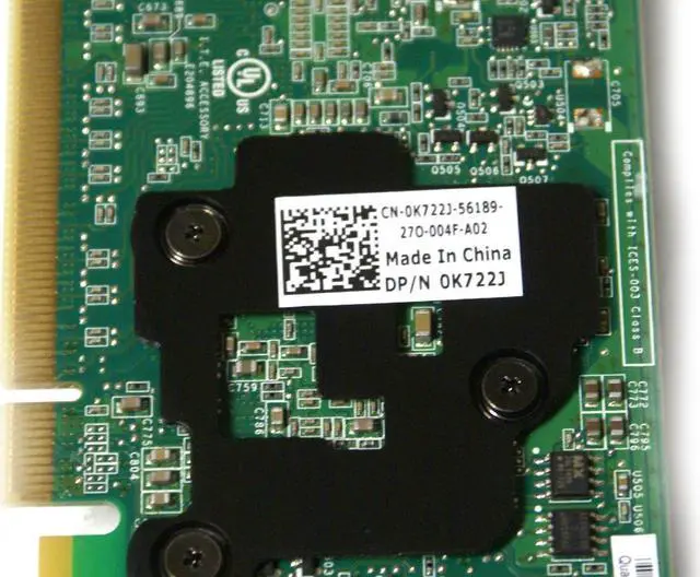 Alt view image 4 of 6 - Dell/nVidia Quadro NVS 420 NVS420 512MB 4 Monitor Professional Video Card - K722J