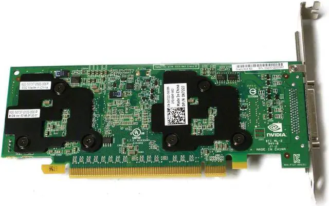 Alt view image 3 of 6 - Dell/nVidia Quadro NVS 420 NVS420 512MB 4 Monitor Professional Video Card - K722J