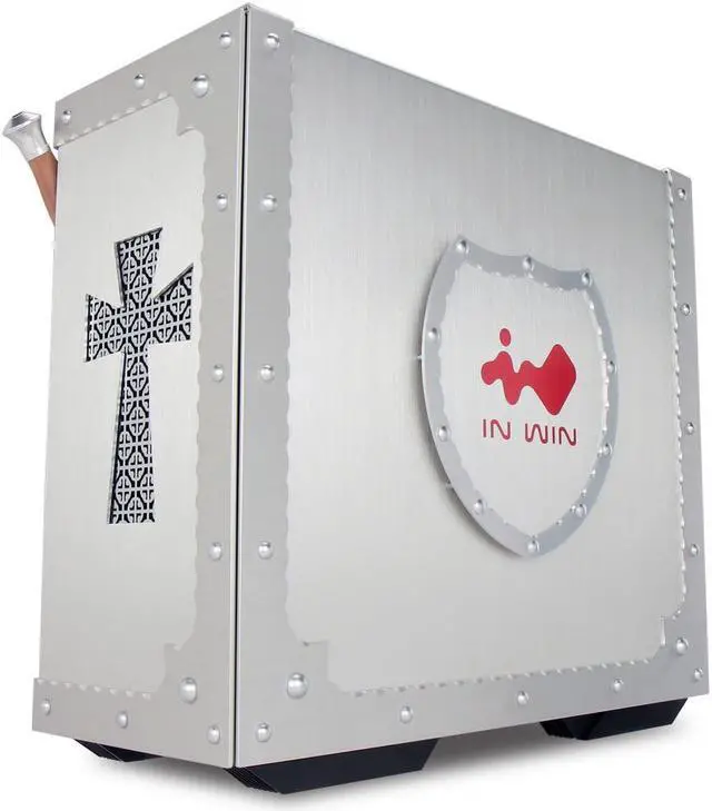 Alt view image 5 of 5 - In Win 509 Medieval Metal BSMods E-ATX Full Tower Limited Edition Computer Case Silver