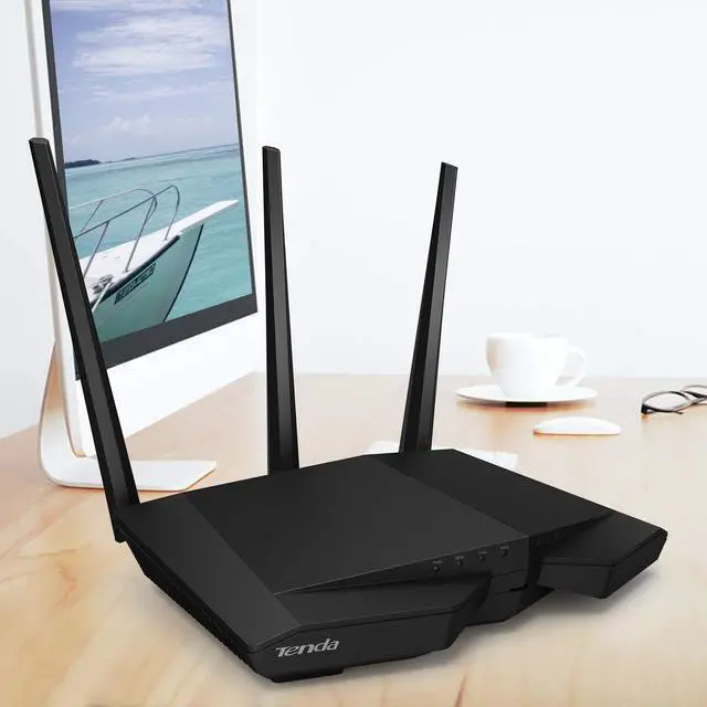 Alt view image 7 of 14 - Tenda AC18 AC1900 Smart Dual-Band Gigabit Wi-Fi Router