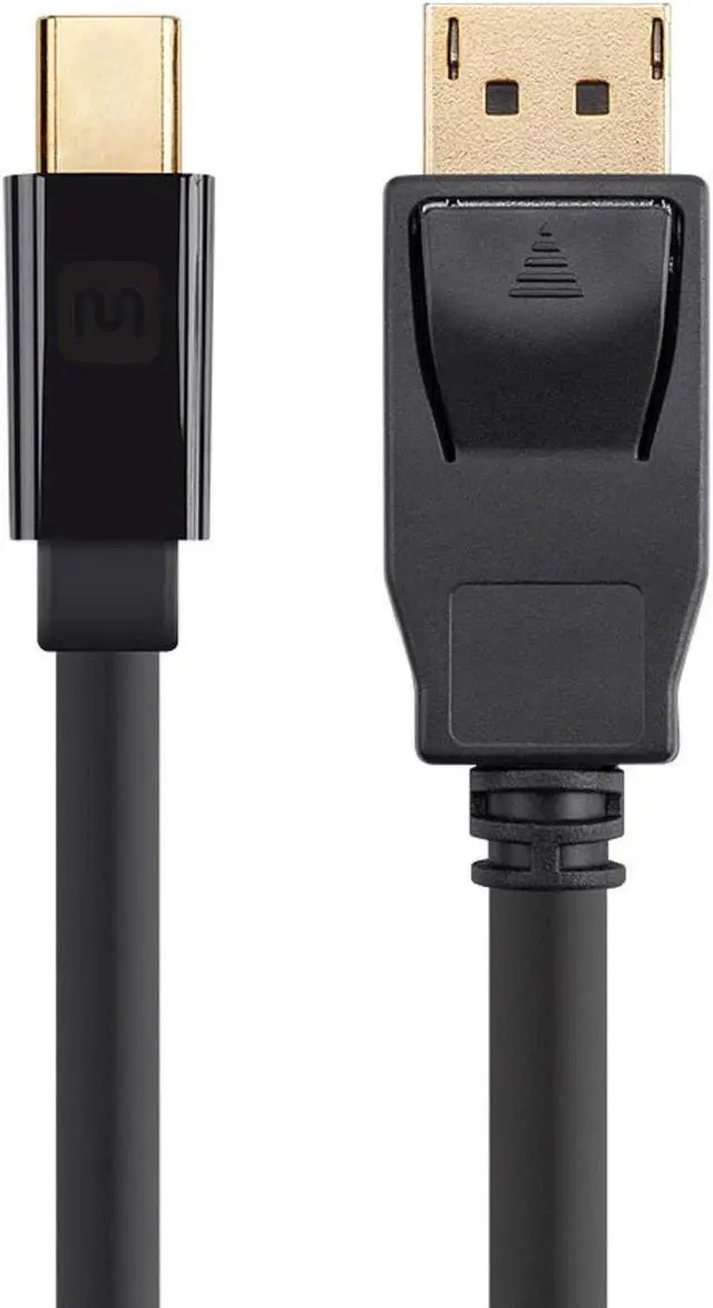 Alt view image 7 of 15 - Monoprice Select Series Mini DisplayPort 1.2 to DisplayPort 4K Capable Cable, 15ft