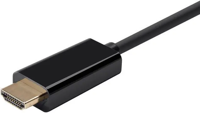 Alt view image 16 of 20 - Monoprice Mini DisplayPort 1.2a to HDTV Cable - 6 Feet - Black | Supports Up to 4K Resolution And 3D Video - Select Series