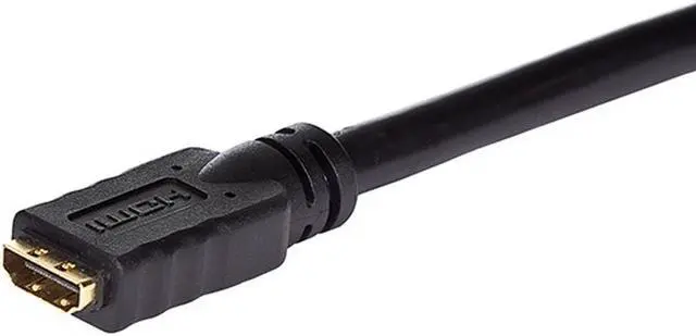 Alt view image 5 of 17 - Monoprice Commercial Series High Speed HDMI Extension Cable, 4K @ 24Hz, 10.2Gbps, 24AWG, CL2, 6ft, Black