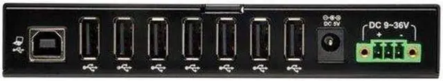 Alt view image 3 of 15 - tripp lite industrial u223-007-ind - hub - 7 x hi-speed usb - din rail mountable, wall-mountable